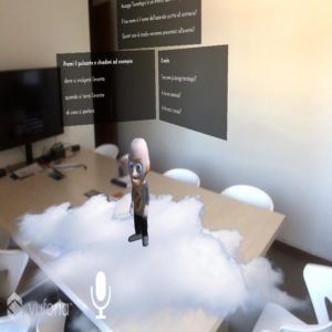 assistente virtuale in realtà aumentata